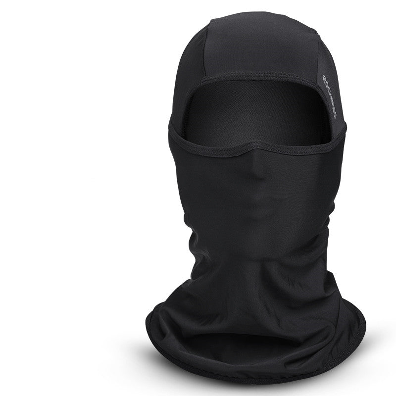 Winter warm hooded male bike riding mask