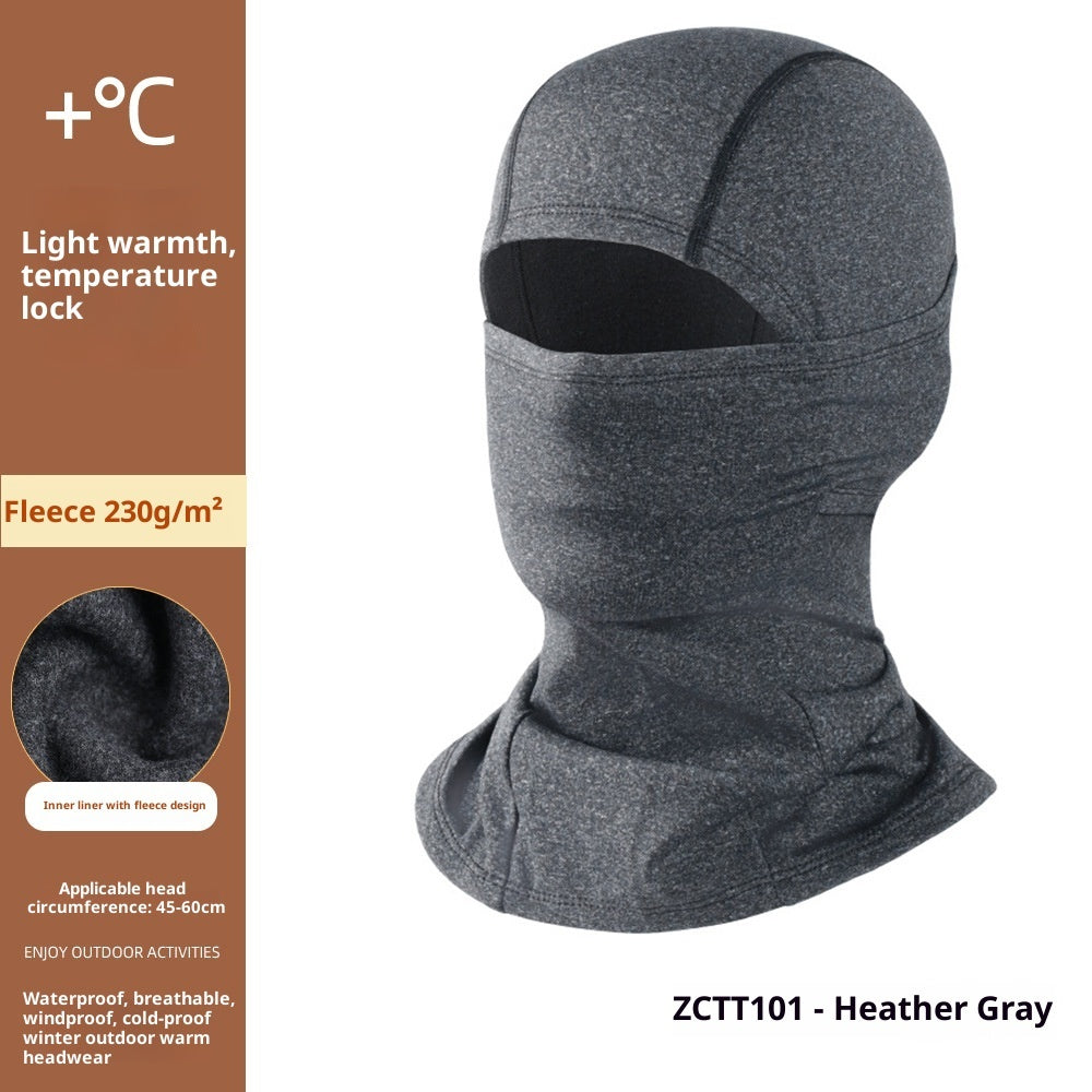 Riding Cold-proof Windproof Outdoor Fleece-lined Thermal Face Care Ski Mask