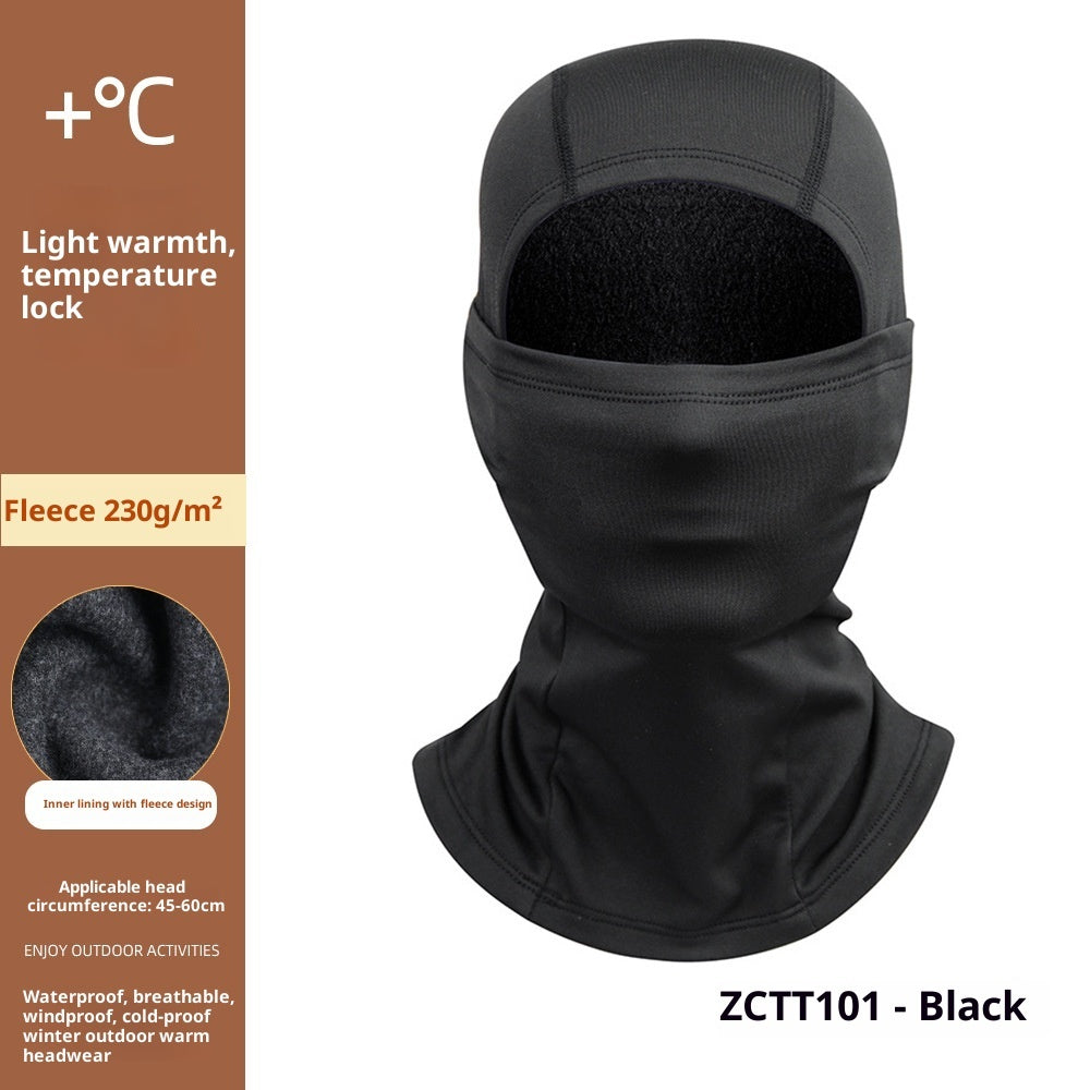 Riding Cold-proof Windproof Outdoor Fleece-lined Thermal Face Care Ski Mask